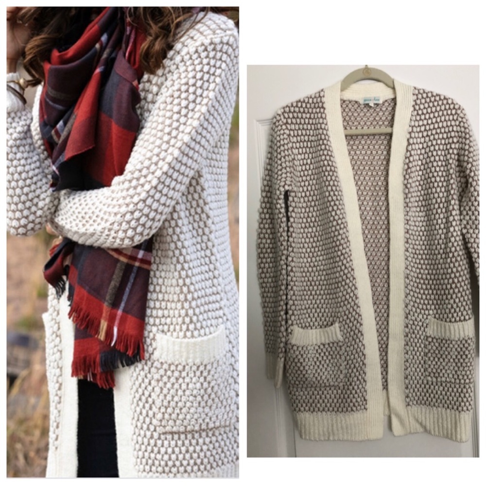 Grace and Lace popcorn cardi